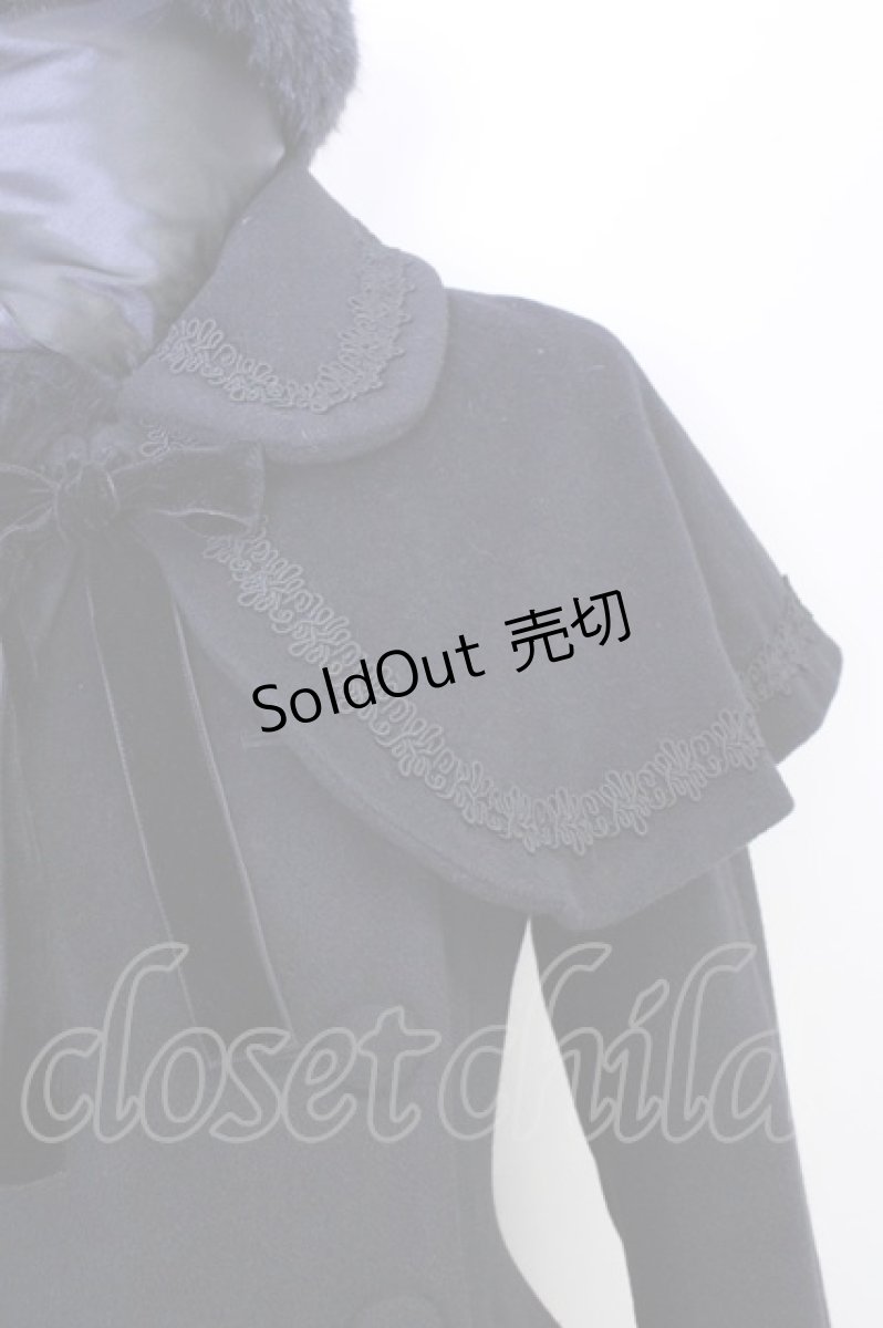 画像6: Mary Magdalene / COAT ケープ付きミディコート  黒 T-24-11-13-004-CL-CO-AS-ZT (6)