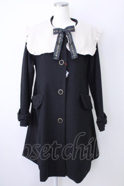 画像1: Amavel / COATバイカラーコート  黒ｘベージュ T-24-11-13-008-CA-CO-AS-ZTC060