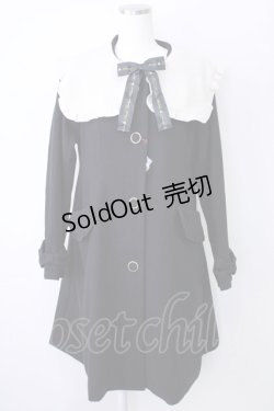 画像1: Amavel / COATバイカラーコート  黒ｘベージュ T-24-11-13-008-CA-CO-AS-ZT-C060