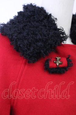 画像3: Jane Marple / COATファー襟ショートケープコート  赤 T-24-11-13-011-JM-CO-AS-ZT-C060