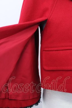 画像4: Jane Marple / COATファー襟ショートケープコート  赤 T-24-11-13-011-JM-CO-AS-ZT-C060