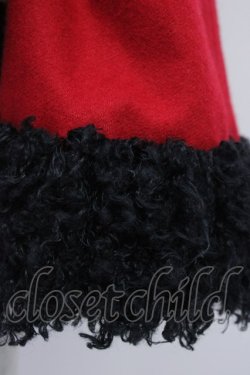 画像6: Jane Marple / COATファー襟ショートケープコート  赤 T-24-11-13-011-JM-CO-AS-ZT-C060