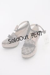 axes femme / ロマンティックレースパンプス L モカ T-24-11-18-022-AX-BG-HD-ZT-K005