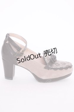 画像2: axes femme / ロマンティックレースパンプス L モカ T-24-11-18-022-AX-BG-HD-ZT-K005