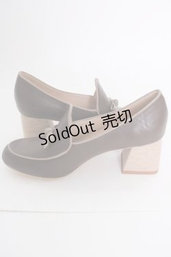 画像3: LEBECCA boutique / 石畳を行くエコレザーパンプス L ブラウン T-24-11-18-029-EL-SH-HD-ZT-K006