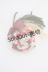 PINK HOUSE / クランタータンブーケコサージュ  赤 T-24-11-27-026-LO-AC-SA-ZI