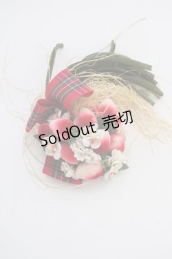 画像1: PINK HOUSE / クランタータンブーケコサージュ  赤 T-24-11-27-026-LO-AC-SA-ZI