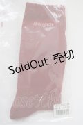PINK HOUSE / ロゴソックス  赤 T-24-11-27-046-LO-ZA-SA-ZT432