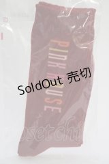 PINK HOUSE / カラフルロゴソックス  赤 T-24-11-27-050-LO-ZA-SA-ZT432