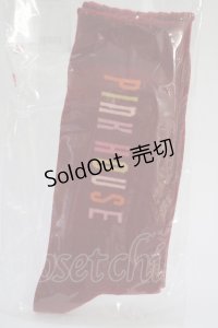 PINK HOUSE / カラフルロゴソックス  赤 T-24-11-27-051-LO-ZA-SA-ZT432