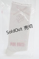 PINK HOUSE / リボンロゴソックス  ピンク T-24-11-27-056-LO-ZA-SA-ZT432