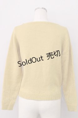 画像2: F i.n.t / 兵隊刺繍ニット  マスタード T-24-12-02-031-CA-TO-SA-ZT357