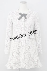 an another angelus / レース重ねコート  ピンク T-24-12-02-033-CA-CO-SA-ZT357