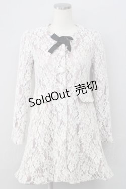画像1: an another angelus / レース重ねコート  ピンク T-24-12-02-033-CA-CO-SA-ZT357