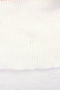 画像7: F&A / Vネックボーダー半袖ニット  レッドボーダー T-24-12-04-022-LO-TO-HD-ZT391