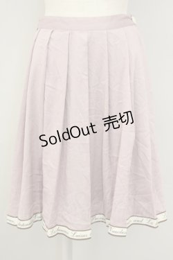 画像1: 【SALE】an another angelus / 裾メッセージリボンスカート  ピンク T-24-12-12-009-CA-SK-HD-ZT086