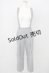 F i.n.t / サス付ロングパンツ  グレー T-24-12-12-018-CA-PA-HD-ZT086