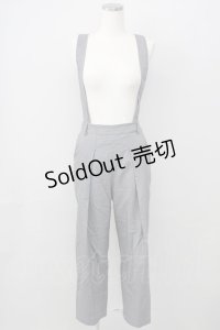 F i.n.t / サス付ロングパンツ  グレー T-24-12-12-018-CA-PA-HD-ZT086