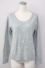 画像1: 【SALE】Fi.n.t / リボンデザインニットトップス  ミント T-24-12-13-001-CA-TO-HD-ZT104 (1)