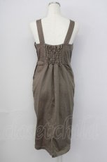 画像2: 【SALE】an another angelus / オーバーオール風ジャンパースカート  オリーブ T-24-12-13-024-CA-OP-HD-ZT046 (2)