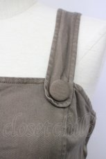 画像5: 【SALE】an another angelus / オーバーオール風ジャンパースカート  オリーブ T-24-12-13-024-CA-OP-HD-ZT046 (5)