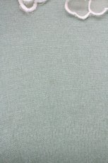 画像6: 【SALE】F i.n.t / フラワーモチーフ&シースルー袖トップス  グリーン T-24-12-13-004-CA-TO-HD-ZT104 (6)