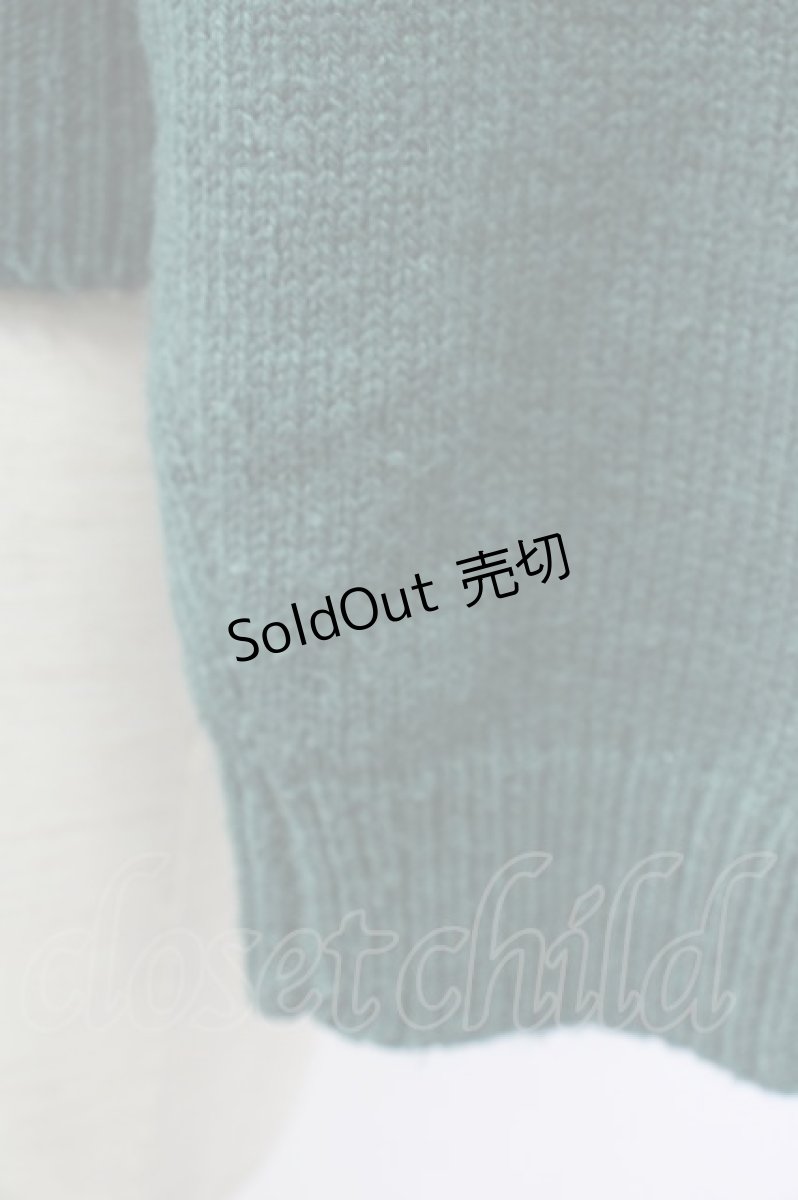 画像4: 【SALE】F i.n.t / 兵隊刺繍ニット  グリーン T-24-12-13-008-CA-TO-HD-ZT104 (4)