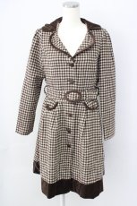 画像1: 【SALE】an another angelus / 千鳥格子コート  ブラウン T-24-12-13-014-CA-CO-HD-ZTC049 (1)