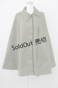 axes femme / 連釦ケープコート F カーキ T-24-12-14-011-AX-CO-SZ-ZT-C047