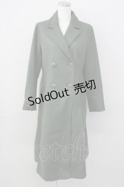 画像1: axes femme / クラシックロングコート L グリーン T-24-12-14-012-AX-CO-SZ-ZT-C049