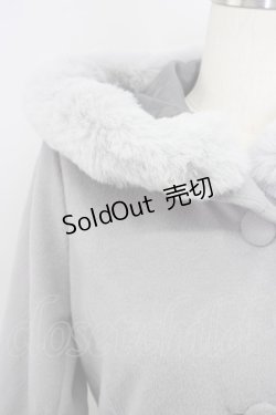 画像3: axes femme / パネル刺繍Ａラインコート M グレー T-24-12-15-006-AX-CO-SZ-ZT-C050