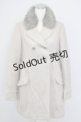 axes femme / ファーティペットコート  ベージュ T-24-12-15-002-AX-CO-AS-ZT-C050
