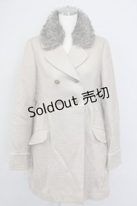 axes femme / ファーティペットコート  ベージュ T-24-12-15-002-AX-CO-AS-ZT-C050