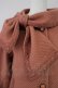 画像4: axes femme / 首元リボン裾レースコート M オレンジ T-24-12-16-007-AX-CO-SZ-ZT-C048