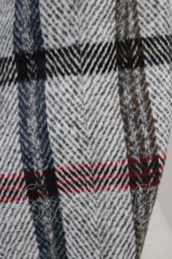 画像6: axes femme / チェックロングコート  グレー T-24-12-16-001-AX-CO-SZ-ZT-C048