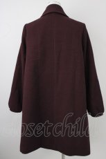 画像2: 【SALE】F i.n.t / ロングコート F ボルドー T-24-12-16-010-CA-CO-SZ-ZTC058 (2)