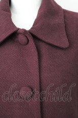 画像3: 【SALE】F i.n.t / ロングコート F ボルドー T-24-12-16-010-CA-CO-SZ-ZTC058 (3)