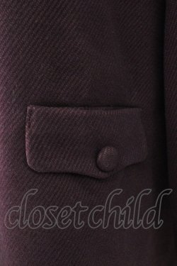 画像4: F i.n.t / ロングコート F ボルドー T-24-12-16-010-CA-CO-SZ-ZT-C058