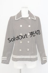 Amavel / ラインショートコート  ブラウン T-24-12-18-022-CA-CO-SA-ZT-C005