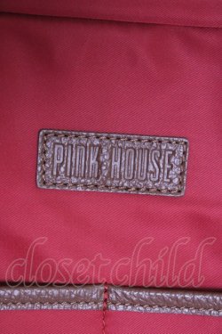 画像5: PINK HOUSE / ショルダー紐付きバッグ  赤Ｘブラウン T-24-12-24-027-LO-BG-HD-ZT-K013