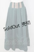 【SALE】axes femme / ウエストレースデザインスカート M グリーン T-24-12-26-026-AX-SK-SZ-ZT392