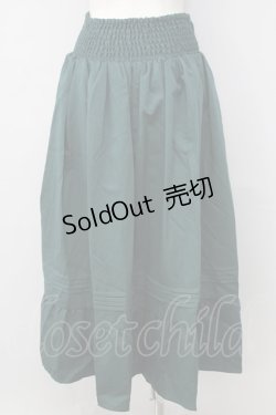 画像2: 【SALE】axes femme / ウエストレースデザインスカート M グリーン T-24-12-26-026-AX-SK-SZ-ZT392