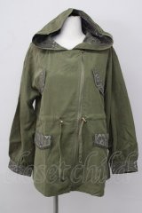 axes femme / ライダースマウンテンパーカー M カーキ T-24-12-26-007-AX-TO-SZ-ZT367
