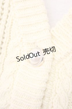 画像4: 【SALE】axes femme / バックリボンニットカーデ M イエロー T-24-12-26-001-AX-TO-SZ-ZT368