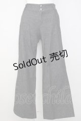 INGEBORG / ウエストダブルボタンパンツ S 黒 T-24-12-27-017-LO-PA-SA-ZT406