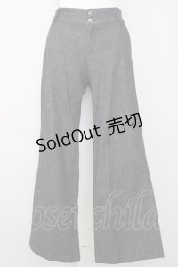 INGEBORG / ウエストダブルボタンパンツ S 黒 T-24-12-27-017-LO-PA-SA-ZT406