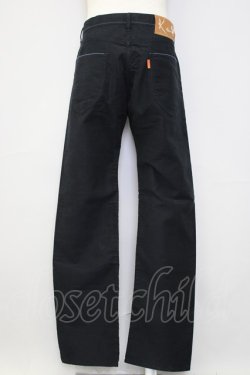 画像2: Karl Helmut / 後ろレザーロゴ刺繍パンツ XL 黒 T-24-12-27-024-EL-PA-SA-ZT406