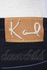 画像4: 【SALE】Karl Helmut / 後ろレザーロゴ刺繍パンツ XL 黒 T-24-12-27-024-EL-PA-SA-ZT406 (4)