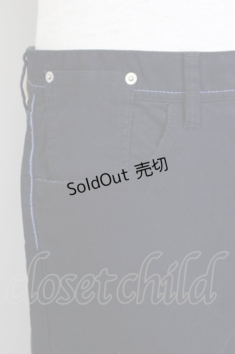 画像5: 【SALE】Karl Helmut / 後ろレザーロゴ刺繍パンツ XL 黒 T-24-12-27-024-EL-PA-SA-ZT406 (5)