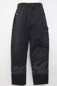 Karl Helmut / サイドボタン&ロゴ刺繍パンツ  黒 T-24-12-27-025-EL-PA-SA-ZT403